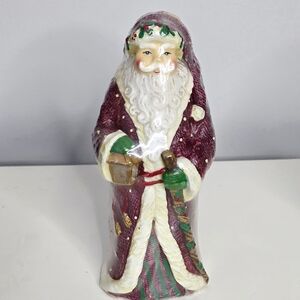 Vintage 8" Tall Santa Claus Wax Candle - New In Package